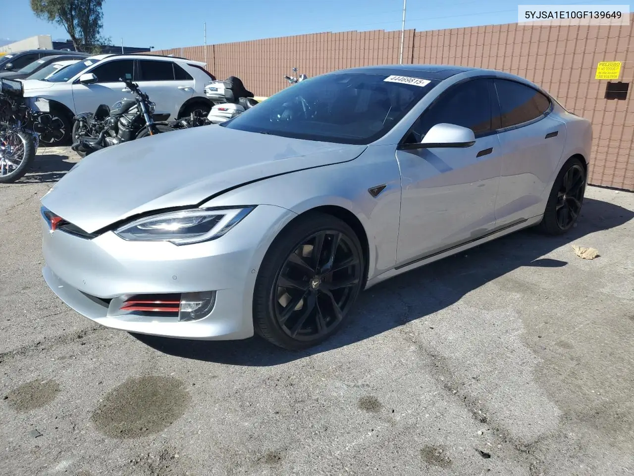 2016 Tesla Model S VIN: 5YJSA1E10GF139649 Lot: 44469815