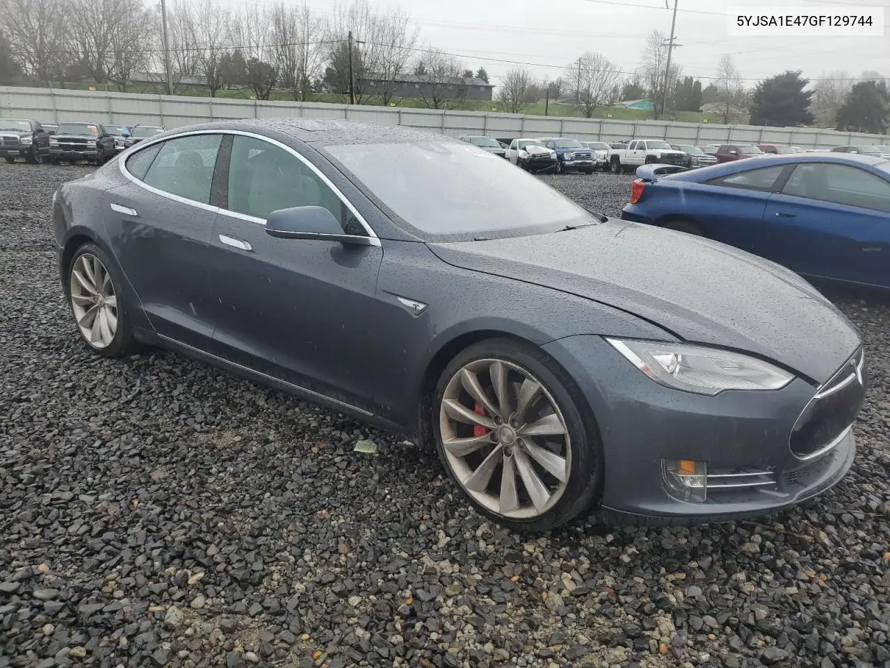 2016 Tesla Model S VIN: 5YJSA1E47GF129744 Lot: 47797395