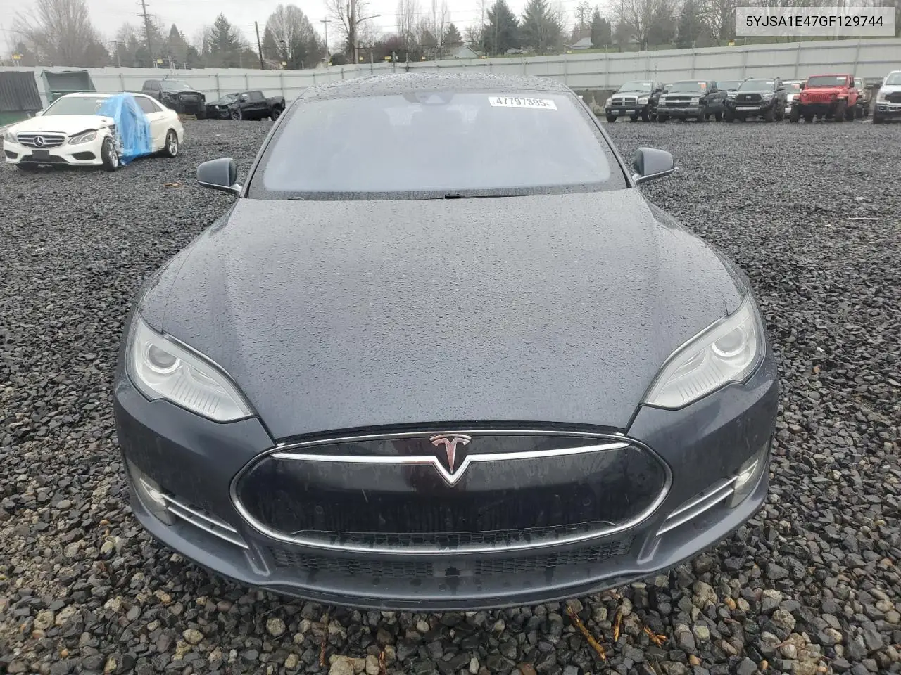 2016 Tesla Model S VIN: 5YJSA1E47GF129744 Lot: 47797395