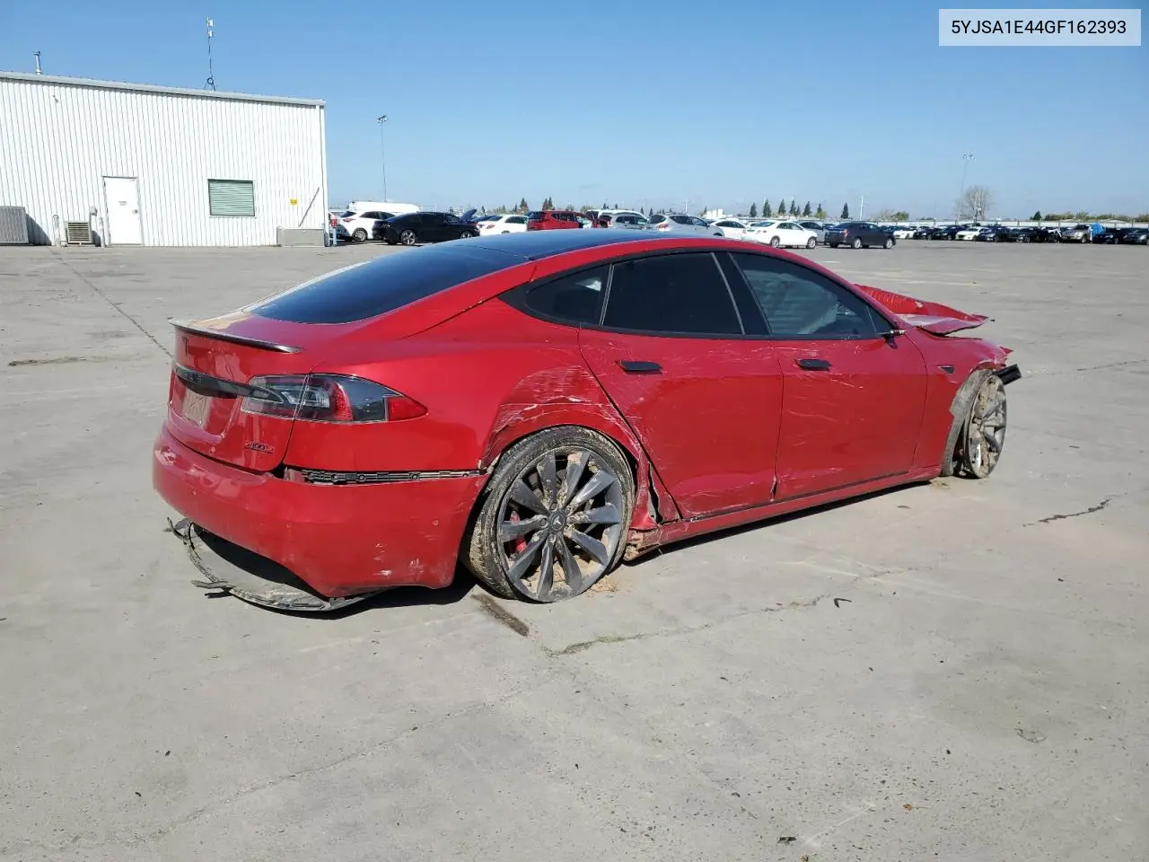 2016 Tesla Model S VIN: 5YJSA1E44GF162393 Lot: 51708825