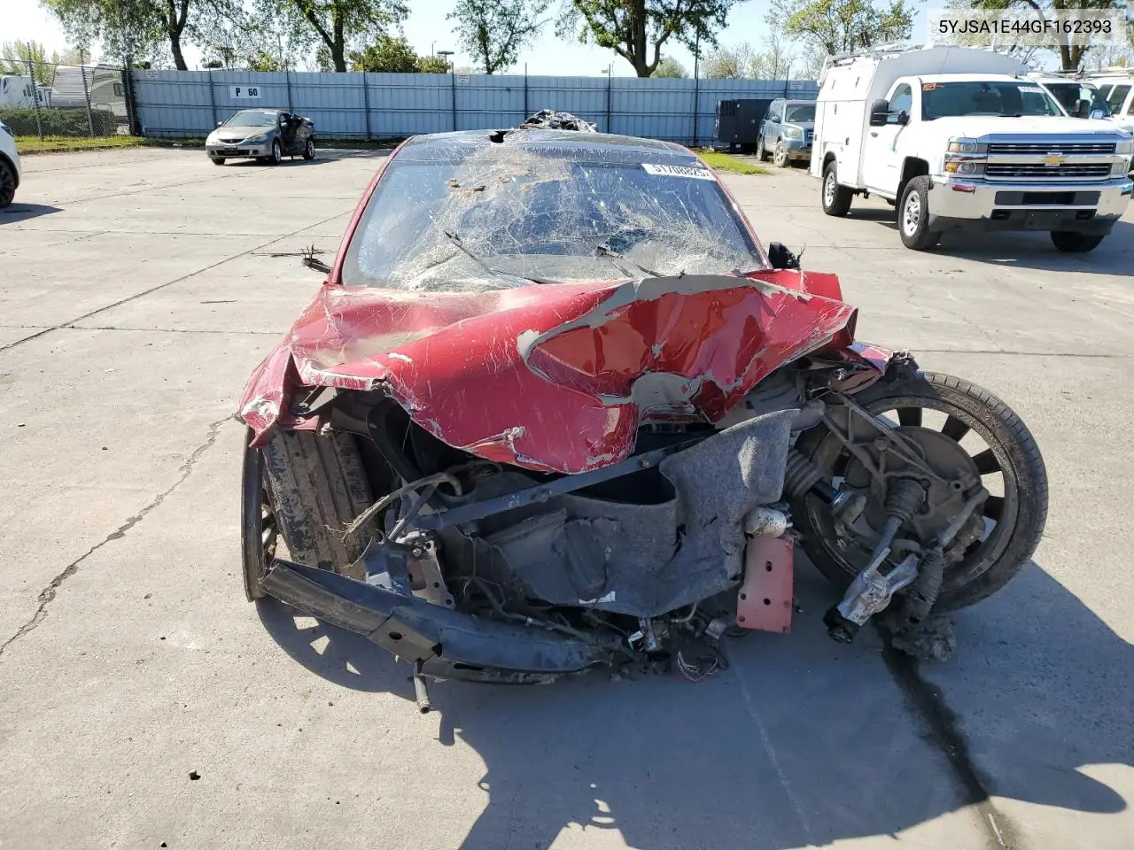 2016 Tesla Model S VIN: 5YJSA1E44GF162393 Lot: 51708825
