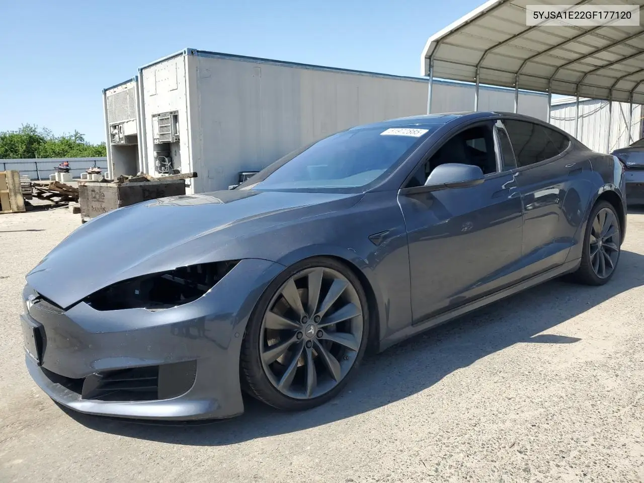 2016 Tesla Model S VIN: 5YJSA1E22GF177120 Lot: 51972885