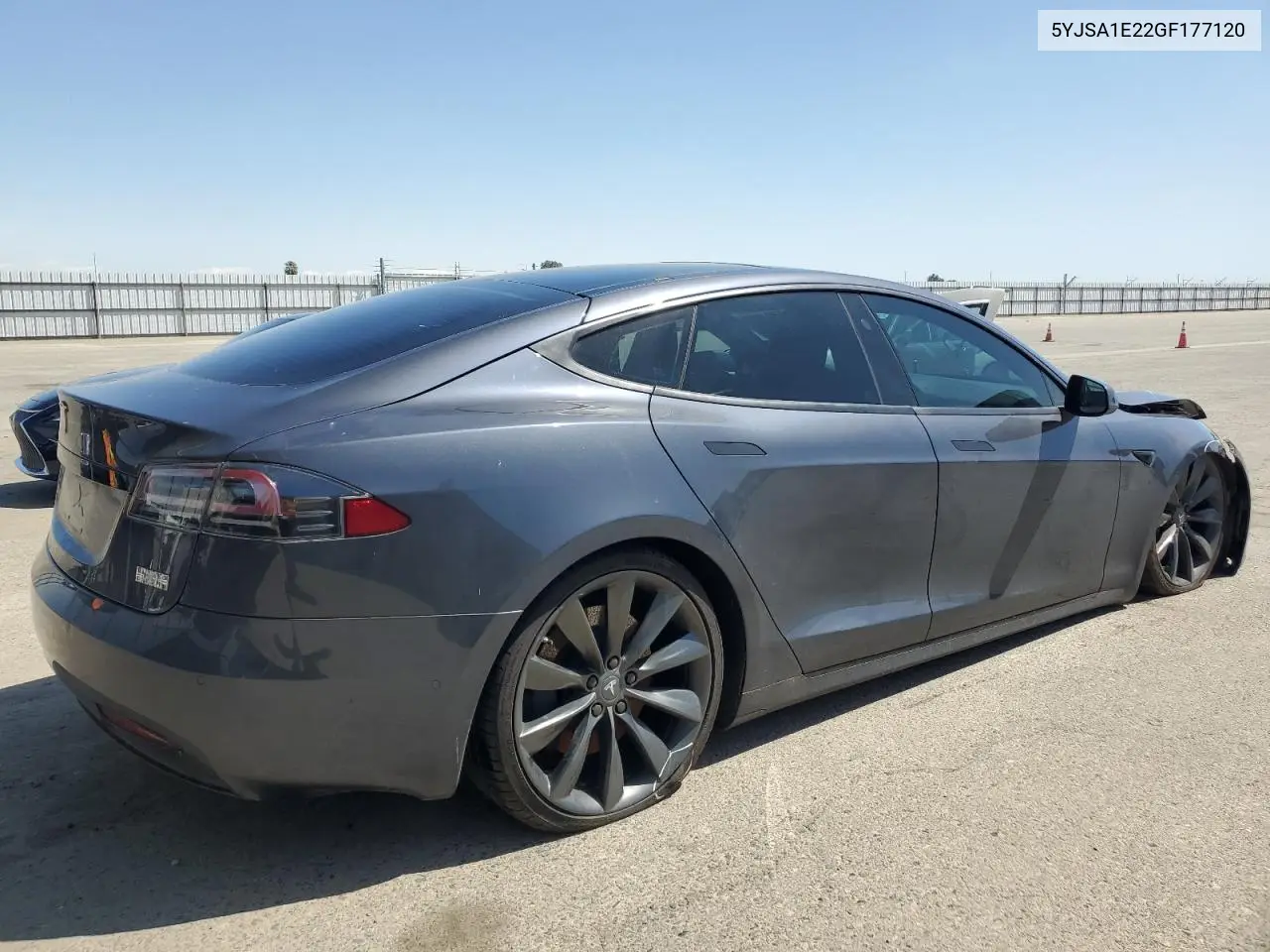 2016 Tesla Model S VIN: 5YJSA1E22GF177120 Lot: 51972885