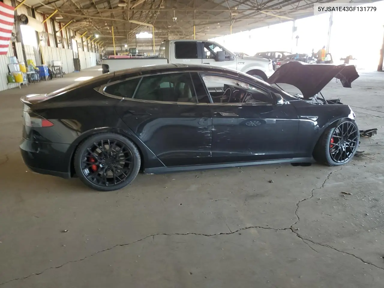 2016 Tesla Model S VIN: 5YJSA1E43GF131779 Lot: 52240785