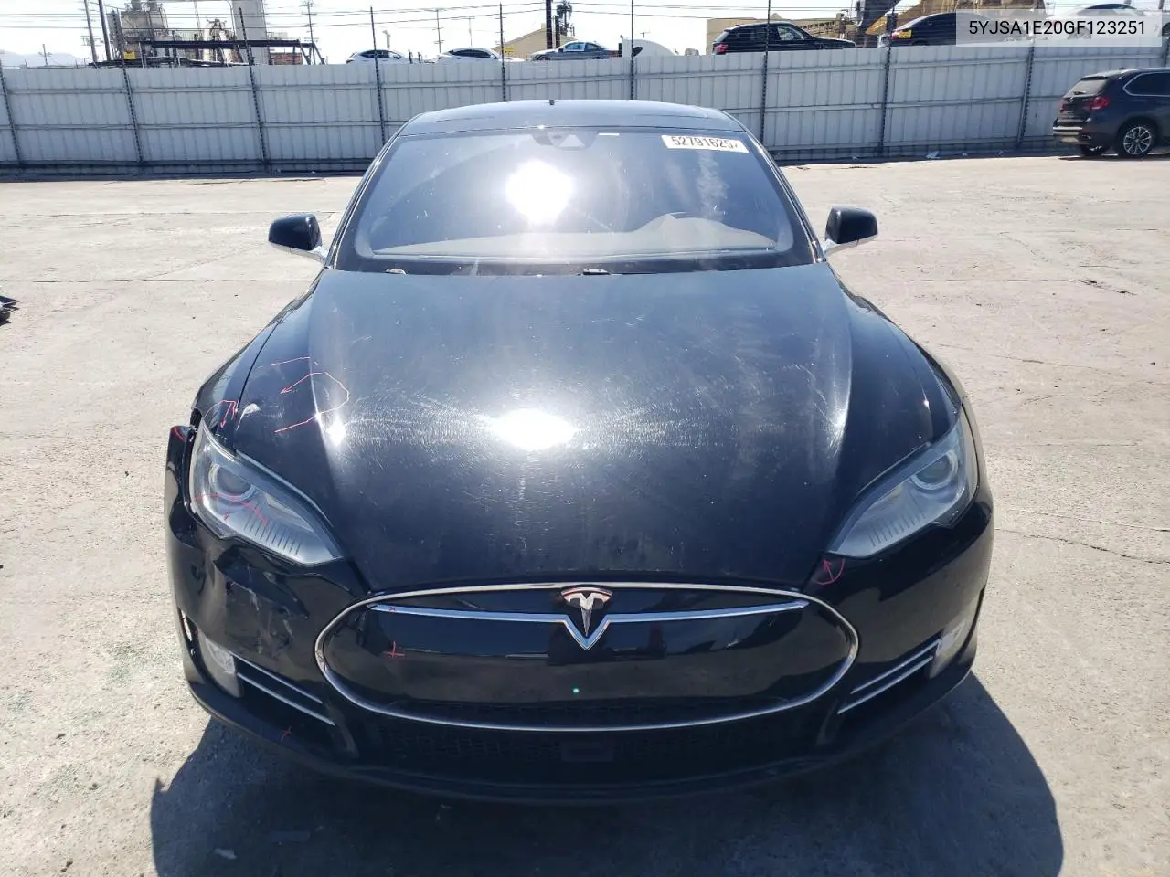 2016 Tesla Model S VIN: 5YJSA1E20GF123251 Lot: 52791625