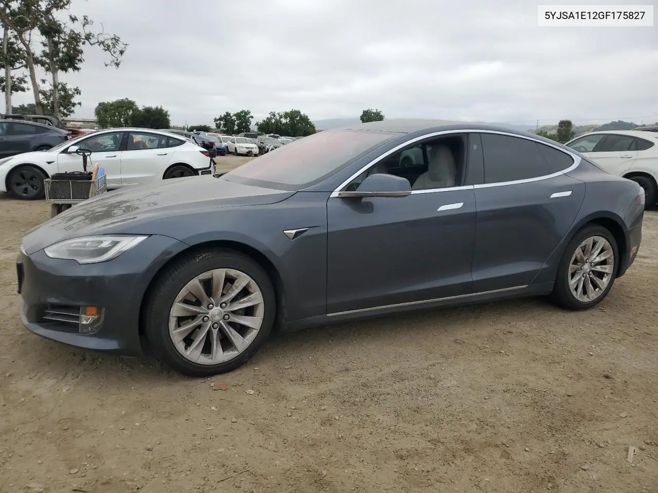 2016 Tesla Model S VIN: 5YJSA1E12GF175827 Lot: 55791375