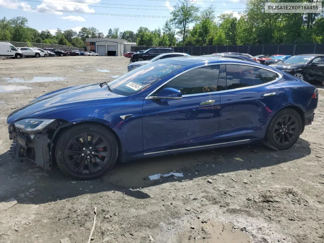 2016 Tesla Model S VIN: 5YJSA1E2XGF168455 Lot: 55852945
