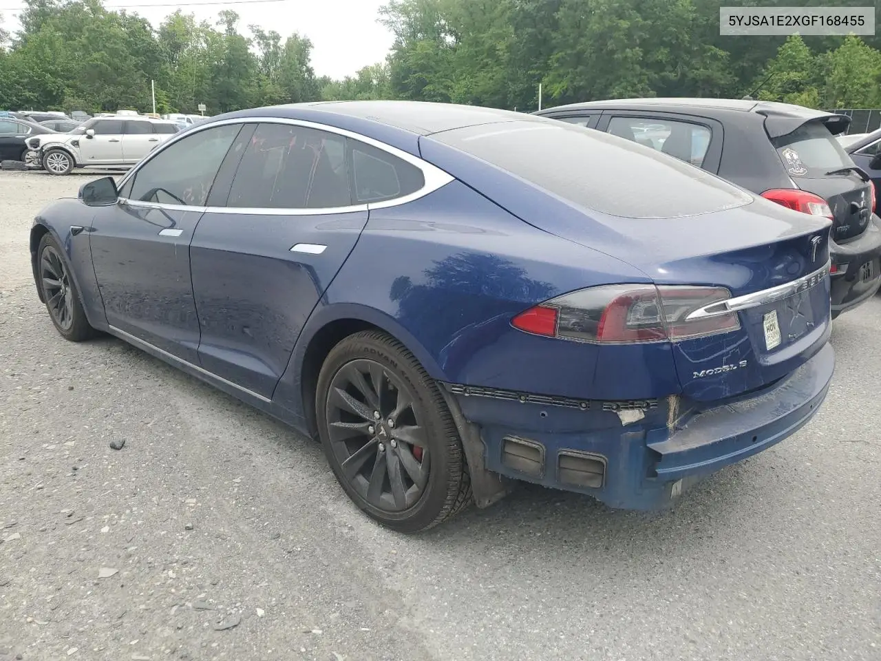 2016 Tesla Model S VIN: 5YJSA1E2XGF168455 Lot: 55852945