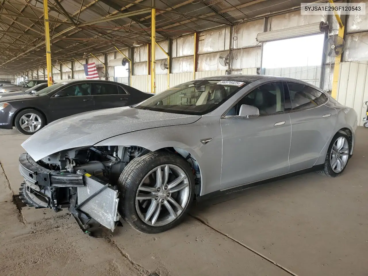 2016 Tesla Model S VIN: 5YJSA1E29GF120543 Lot: 56574425