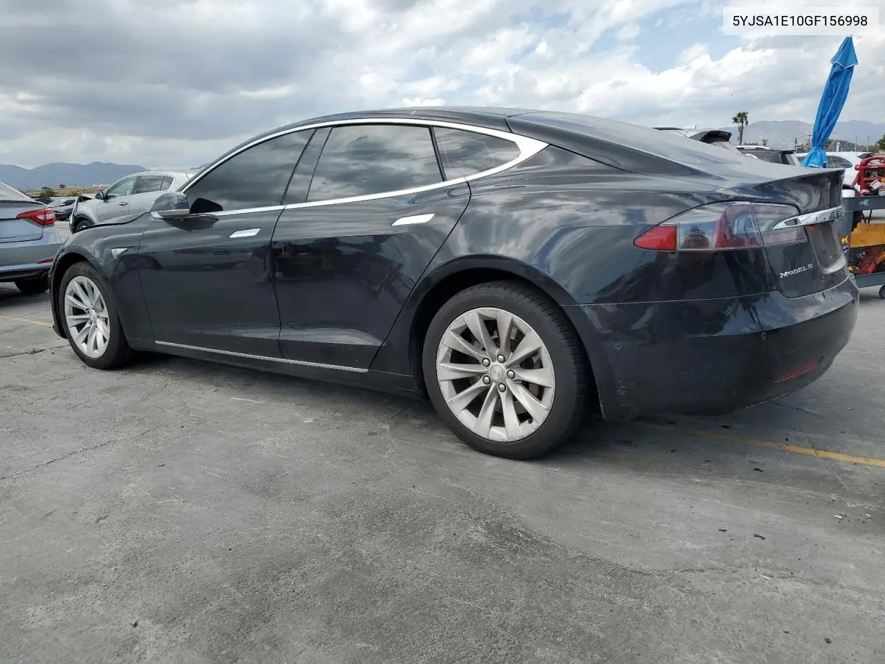 2016 Tesla Model S VIN: 5YJSA1E10GF156998 Lot: 56800735
