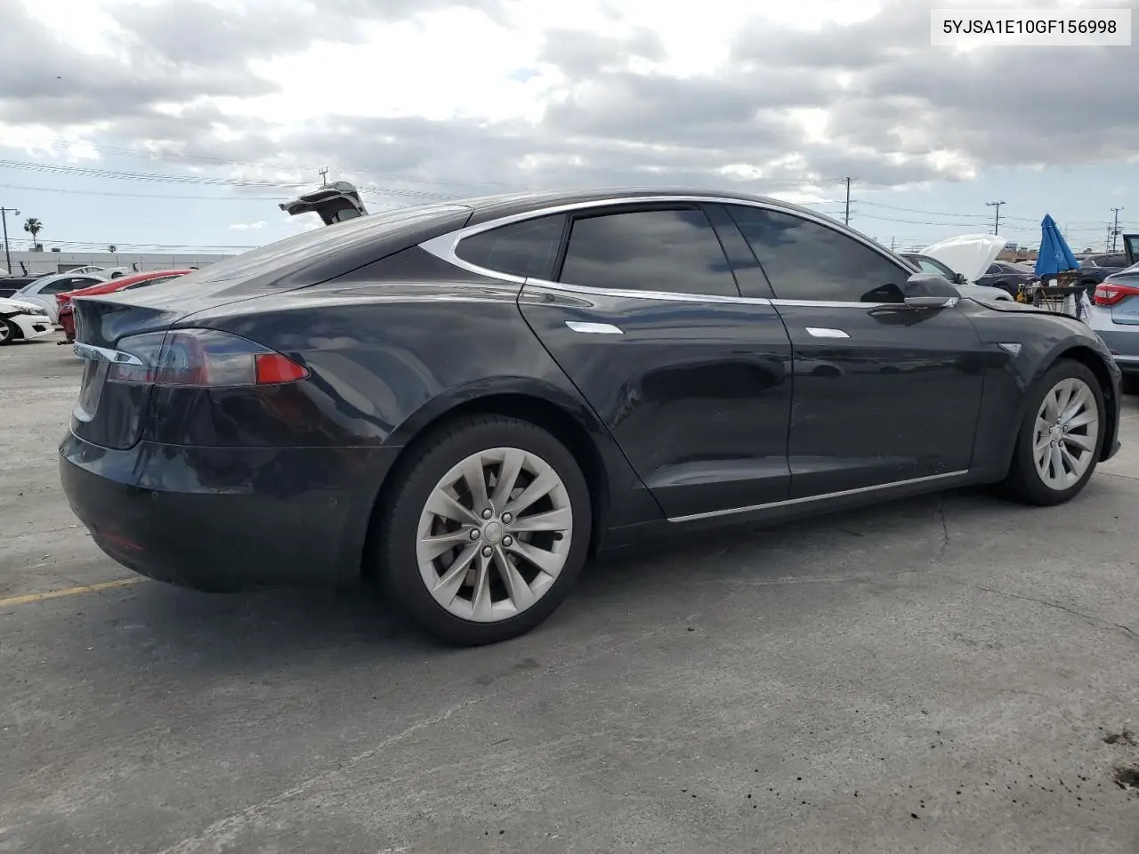 2016 Tesla Model S VIN: 5YJSA1E10GF156998 Lot: 56800735
