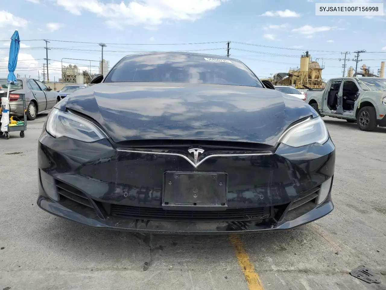2016 Tesla Model S VIN: 5YJSA1E10GF156998 Lot: 56800735