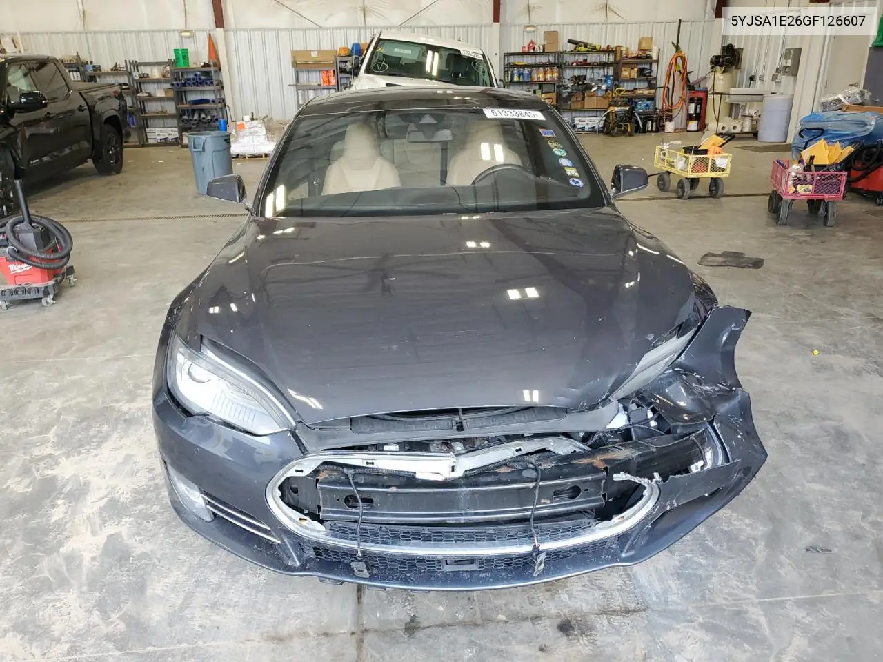 2016 Tesla Model S VIN: 5YJSA1E26GF126607 Lot: 61333845