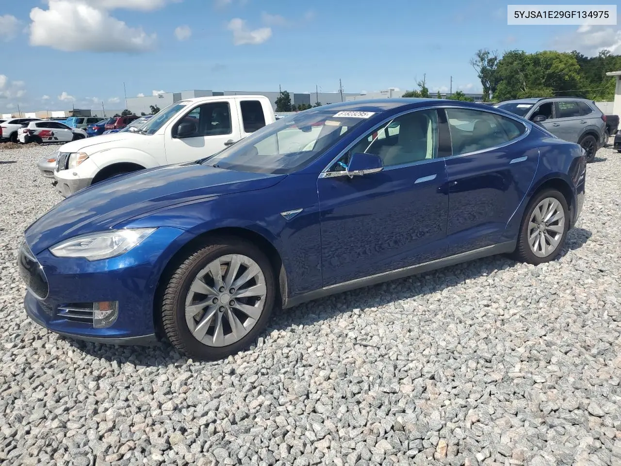 2016 Tesla Model S VIN: 5YJSA1E29GF134975 Lot: 61823295