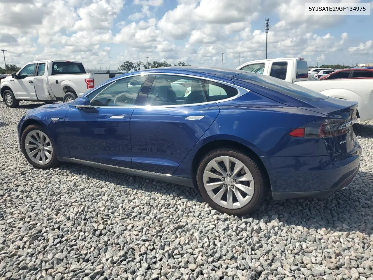2016 Tesla Model S VIN: 5YJSA1E29GF134975 Lot: 61823295