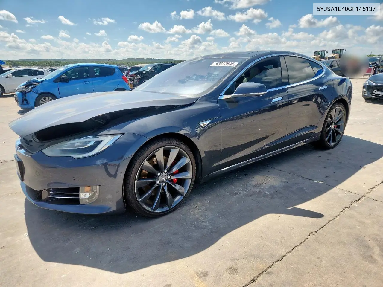 2016 Tesla Model S VIN: 5YJSA1E40GF145137 Lot: 62027605