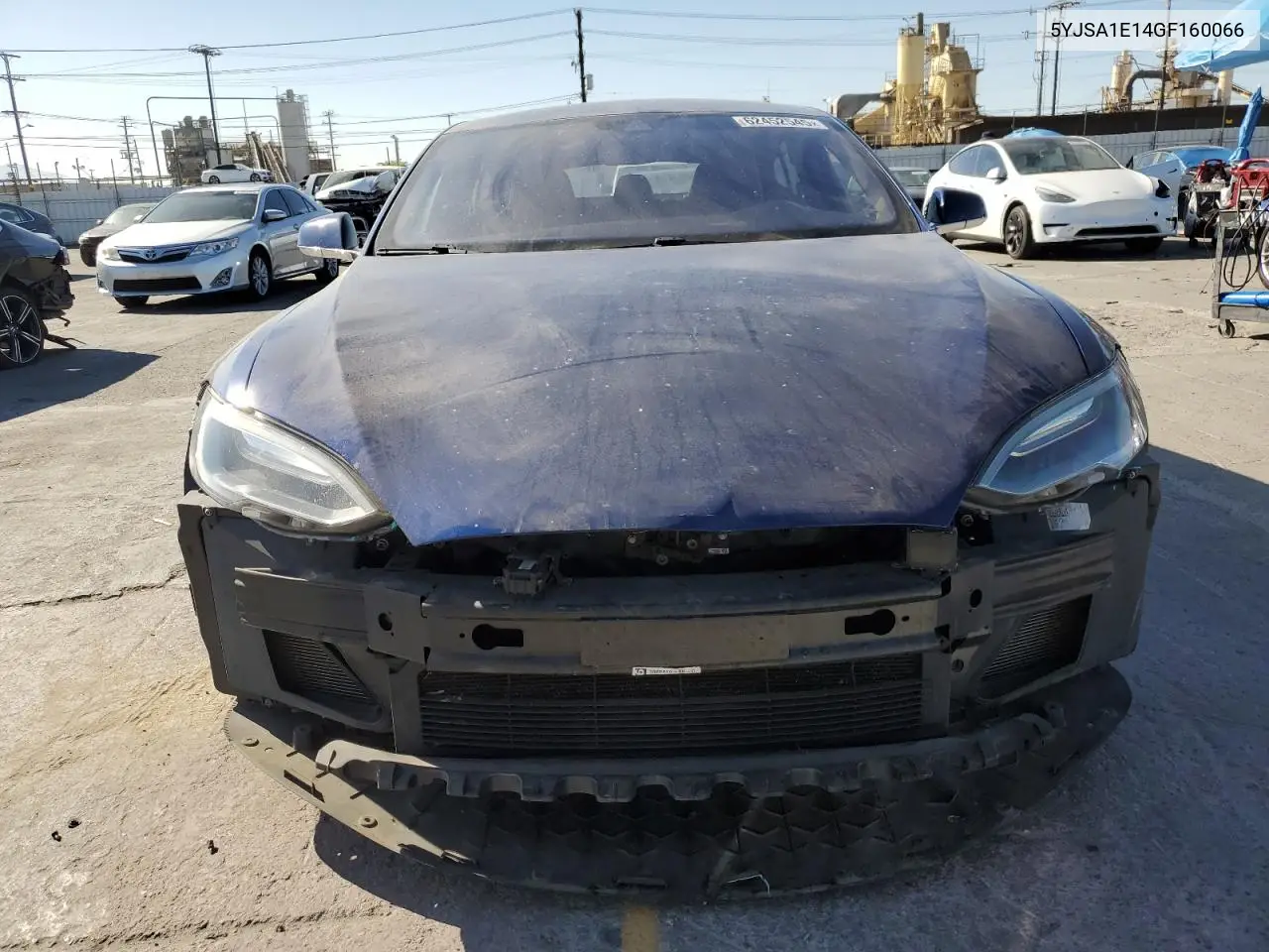 2016 Tesla Model S VIN: 5YJSA1E14GF160066 Lot: 62452545