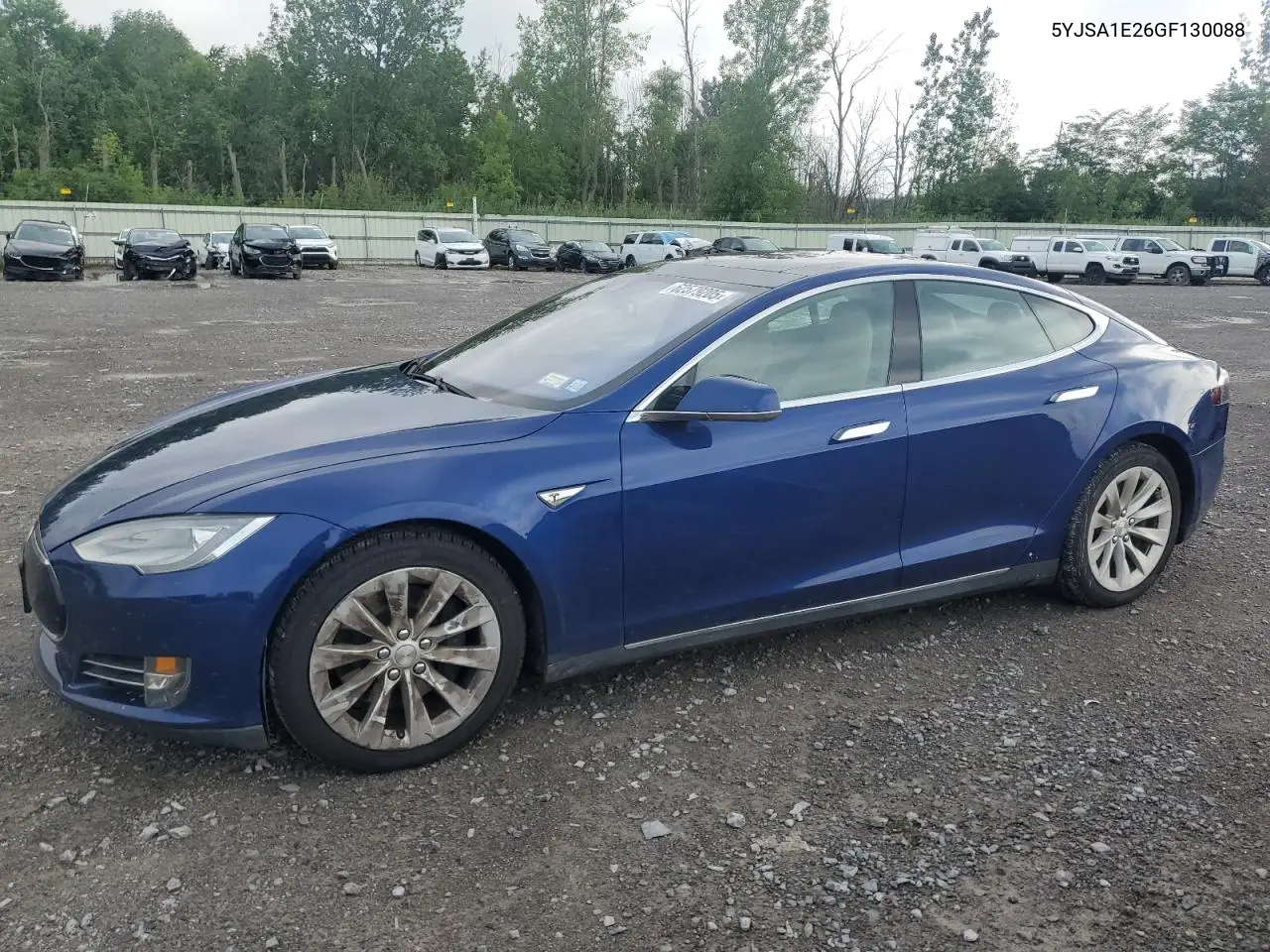 2016 Tesla Model S VIN: 5YJSA1E26GF130088 Lot: 62579205