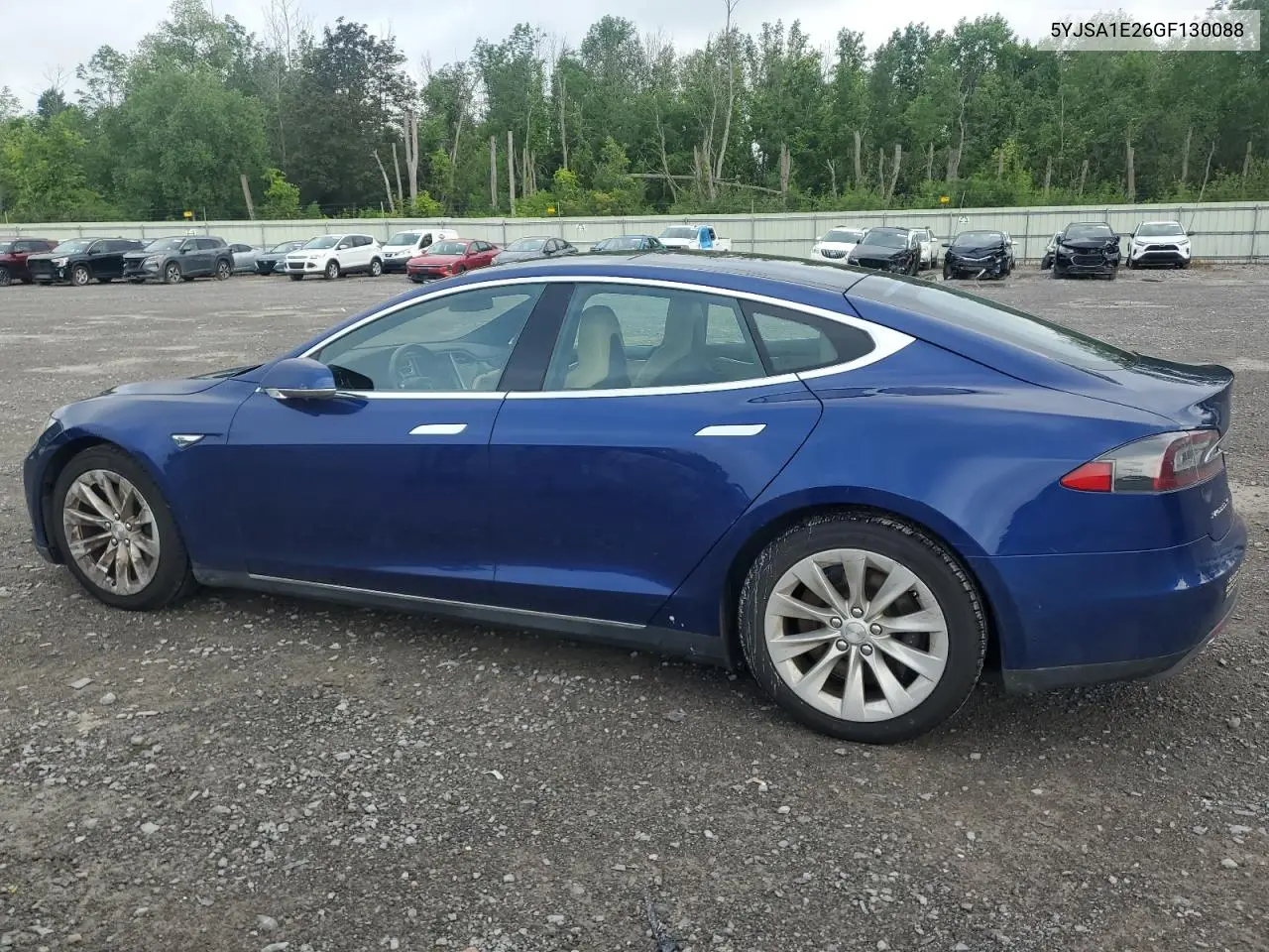 2016 Tesla Model S VIN: 5YJSA1E26GF130088 Lot: 62579205