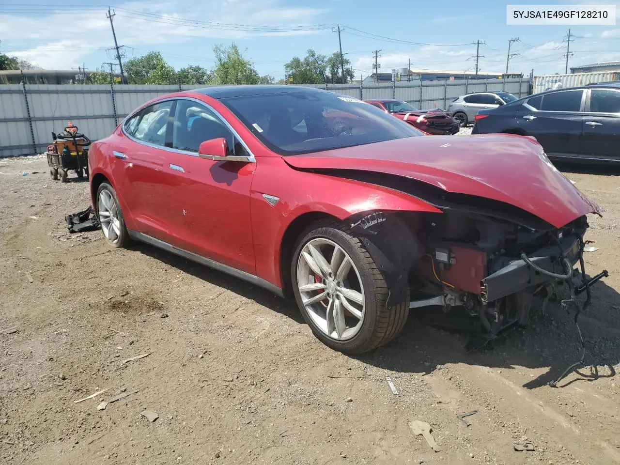 2016 Tesla Model S VIN: 5YJSA1E49GF128210 Lot: 62649995