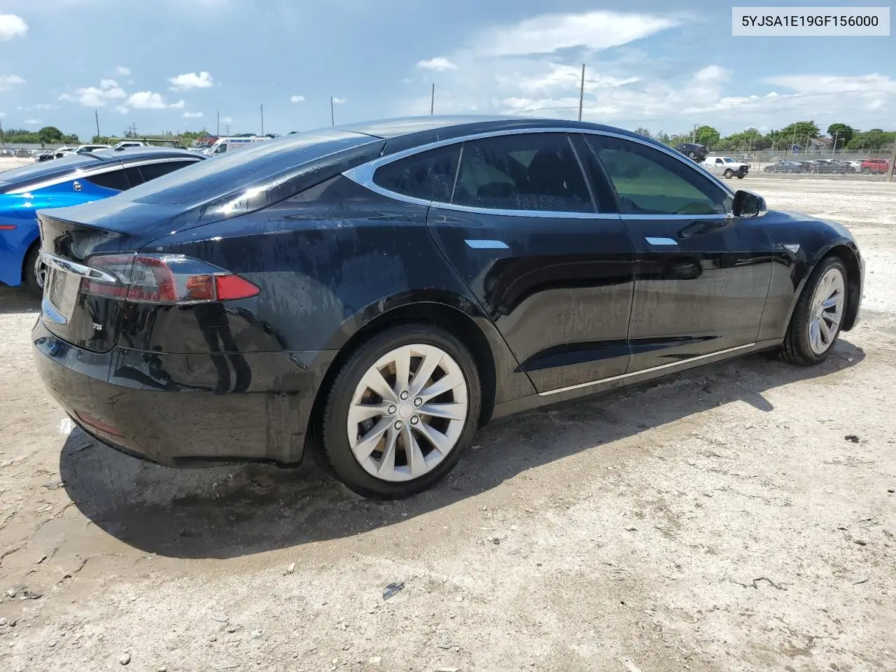 2016 Tesla Model S VIN: 5YJSA1E19GF156000 Lot: 62673435