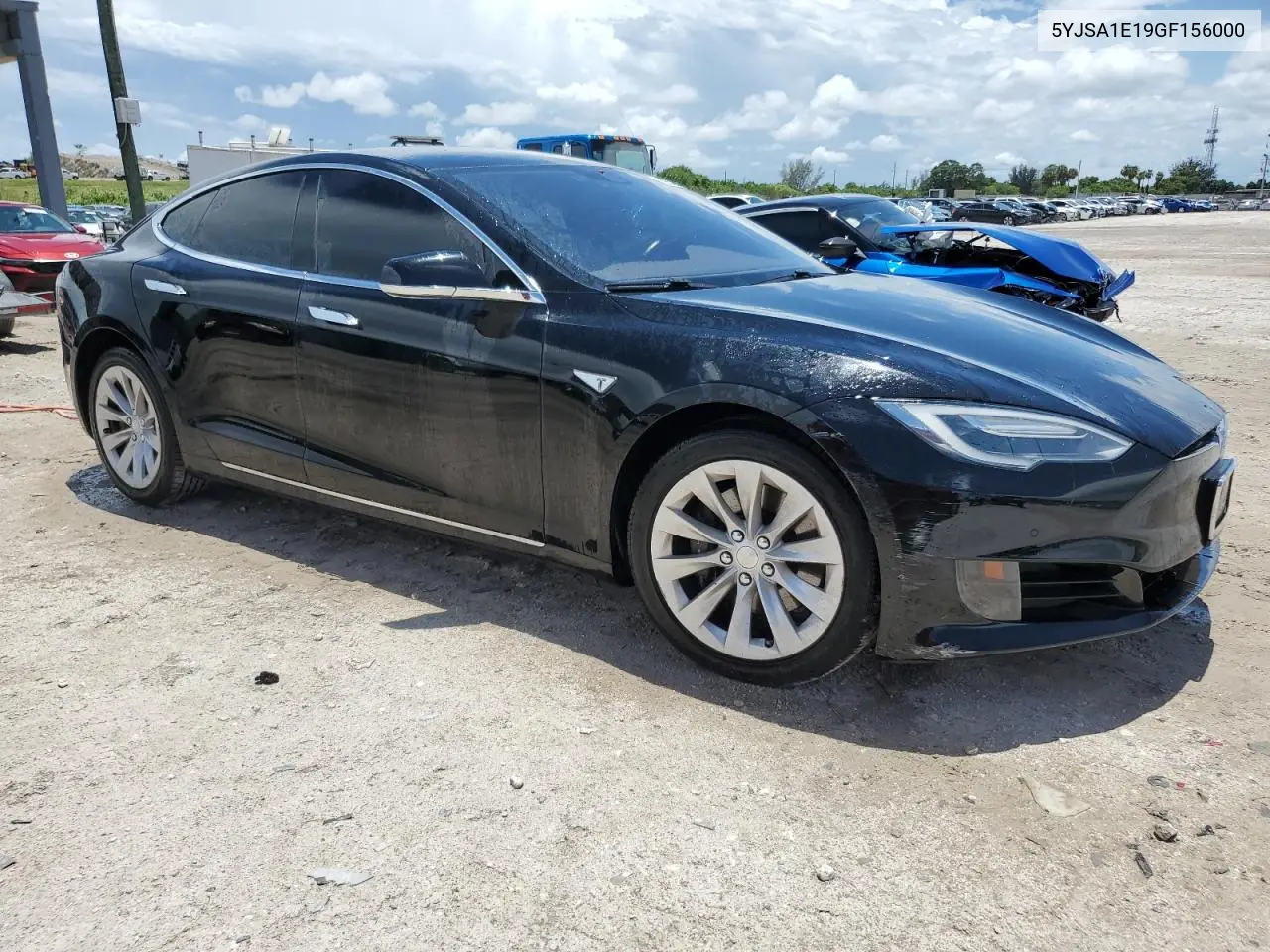 2016 Tesla Model S VIN: 5YJSA1E19GF156000 Lot: 62673435