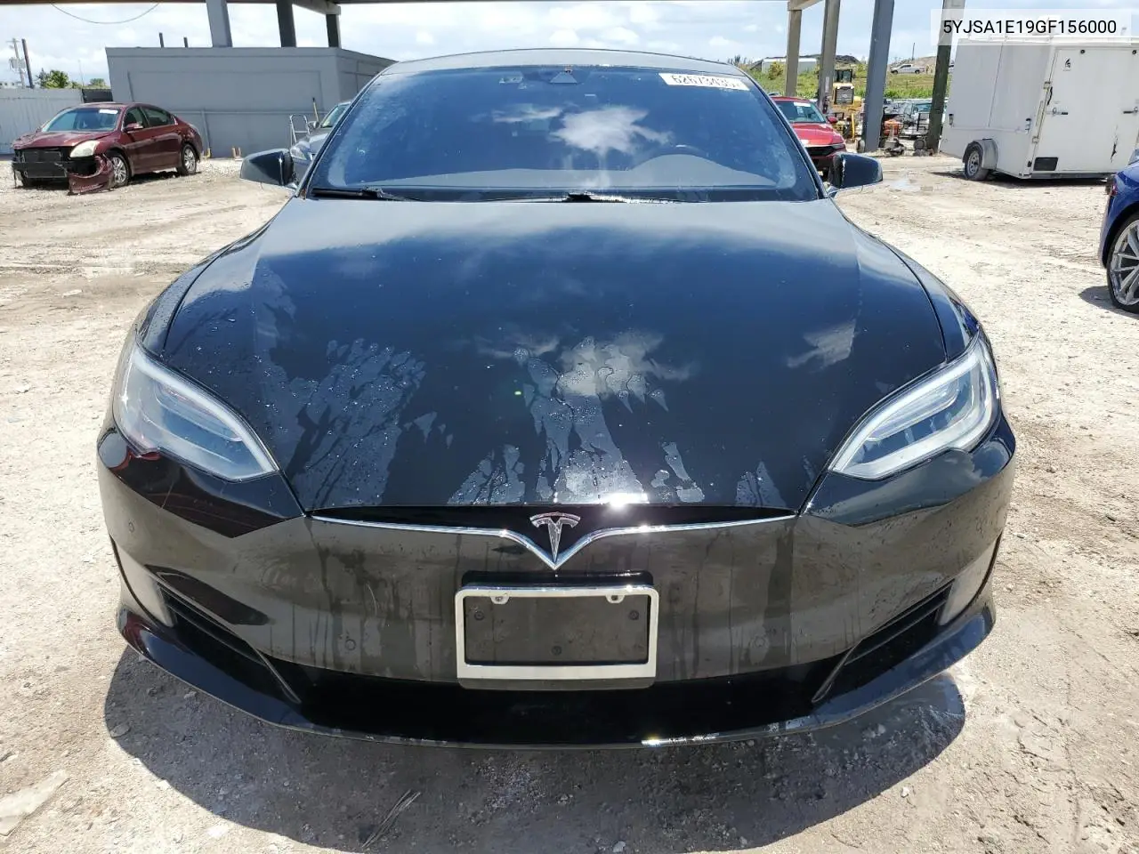 2016 Tesla Model S VIN: 5YJSA1E19GF156000 Lot: 62673435