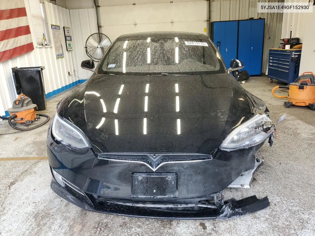 2016 Tesla Model S VIN: 5YJSA1E49GF152930 Lot: 62813715
