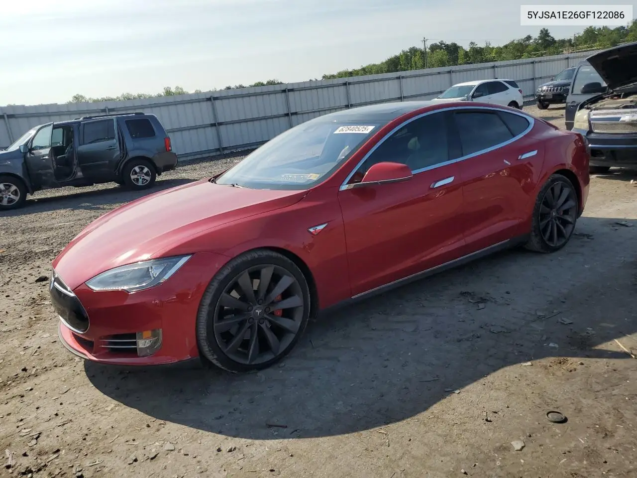 2016 Tesla Model S VIN: 5YJSA1E26GF122086 Lot: 62840525