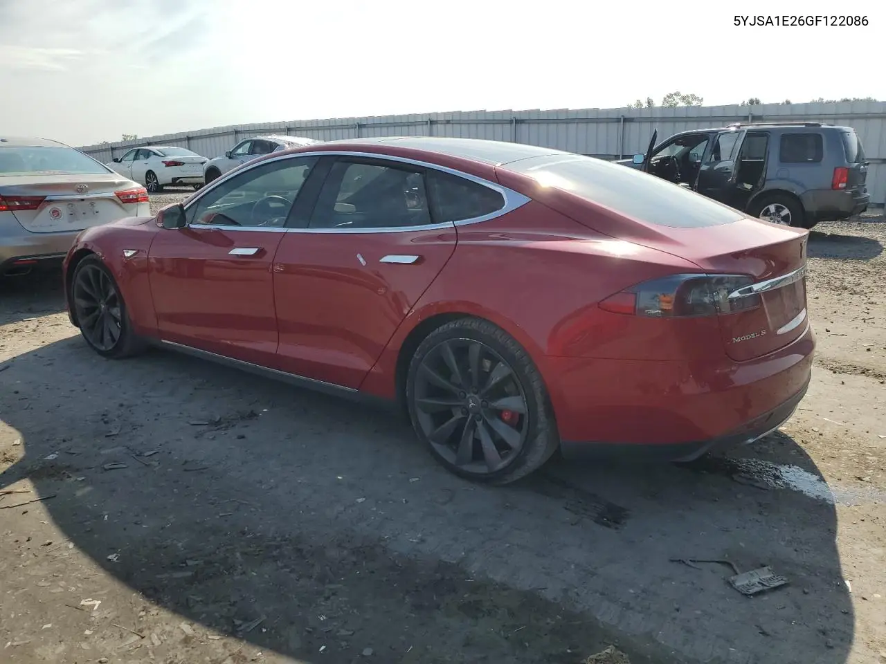 2016 Tesla Model S VIN: 5YJSA1E26GF122086 Lot: 62840525