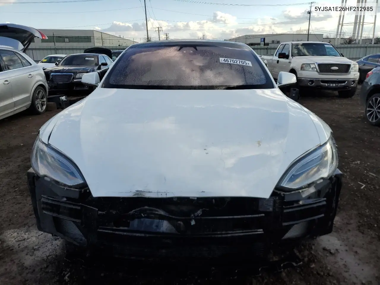 2017 Tesla Model S VIN: 5YJSA1E26HF212985 Lot: 46702705