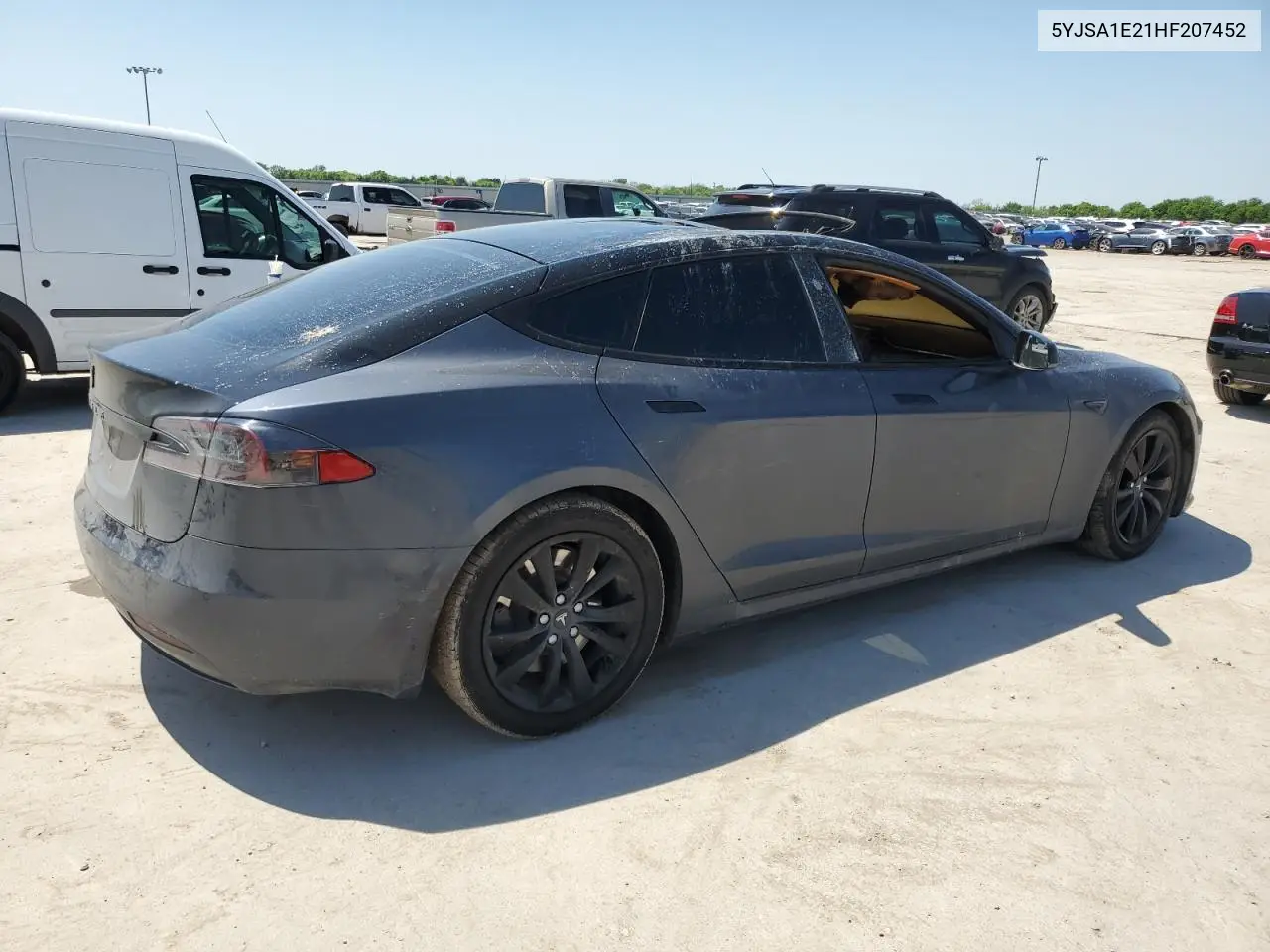 2017 Tesla Model S VIN: 5YJSA1E21HF207452 Lot: 52406355