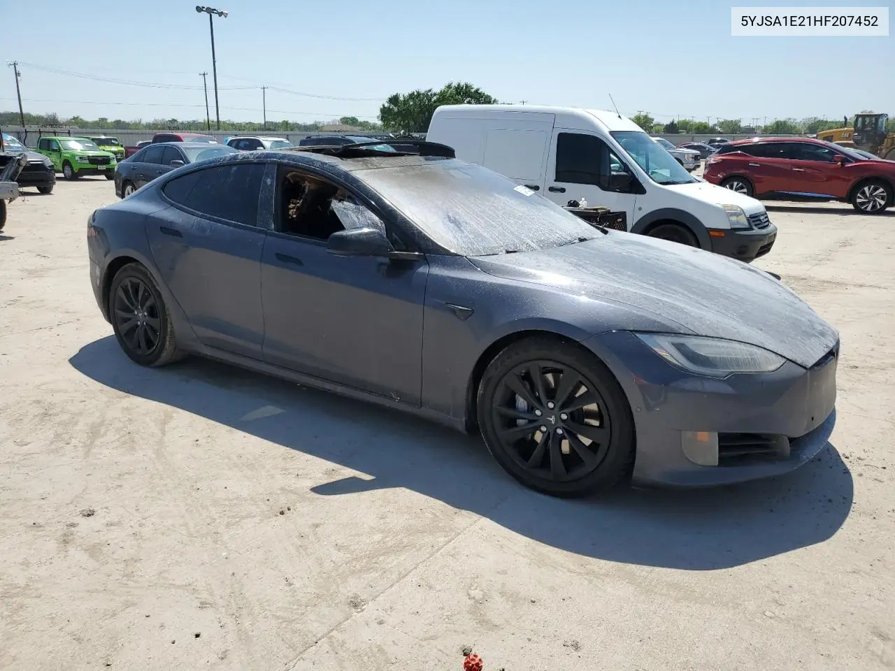 2017 Tesla Model S VIN: 5YJSA1E21HF207452 Lot: 52406355
