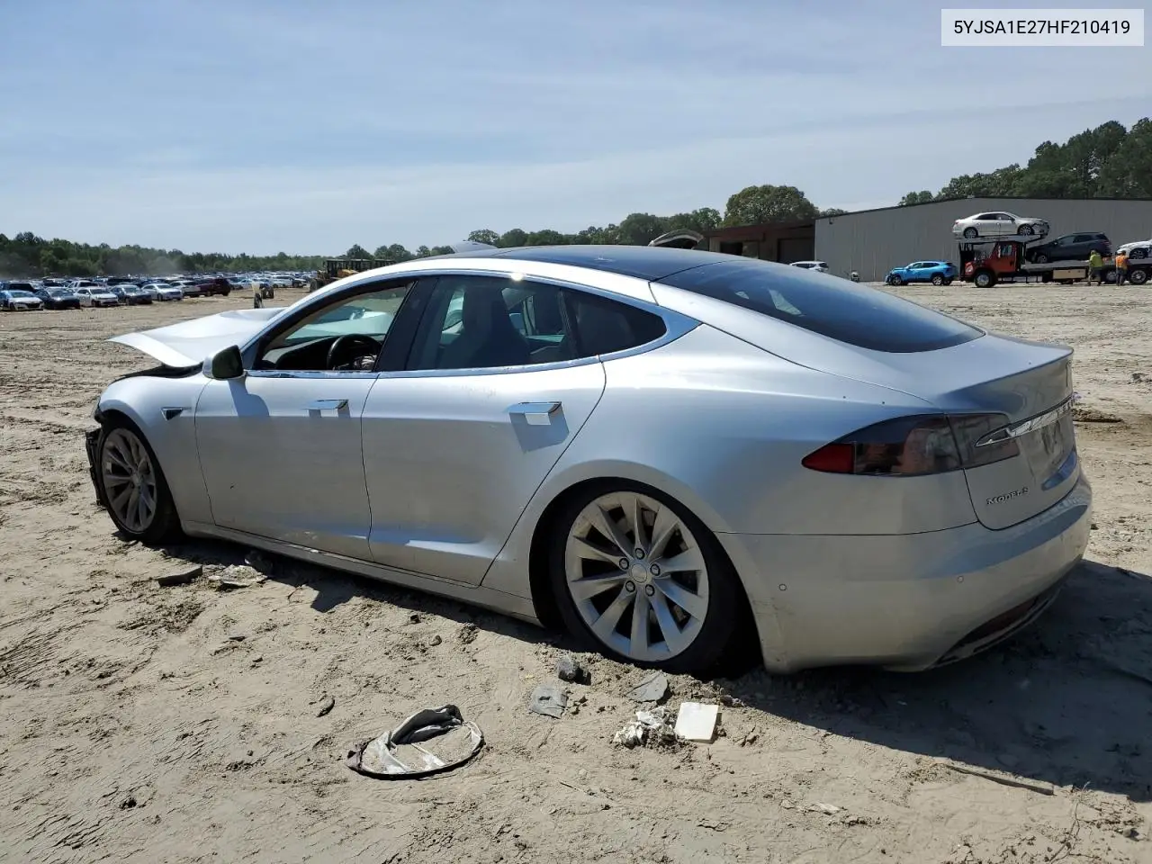 2017 Tesla Model S VIN: 5YJSA1E27HF210419 Lot: 55648585