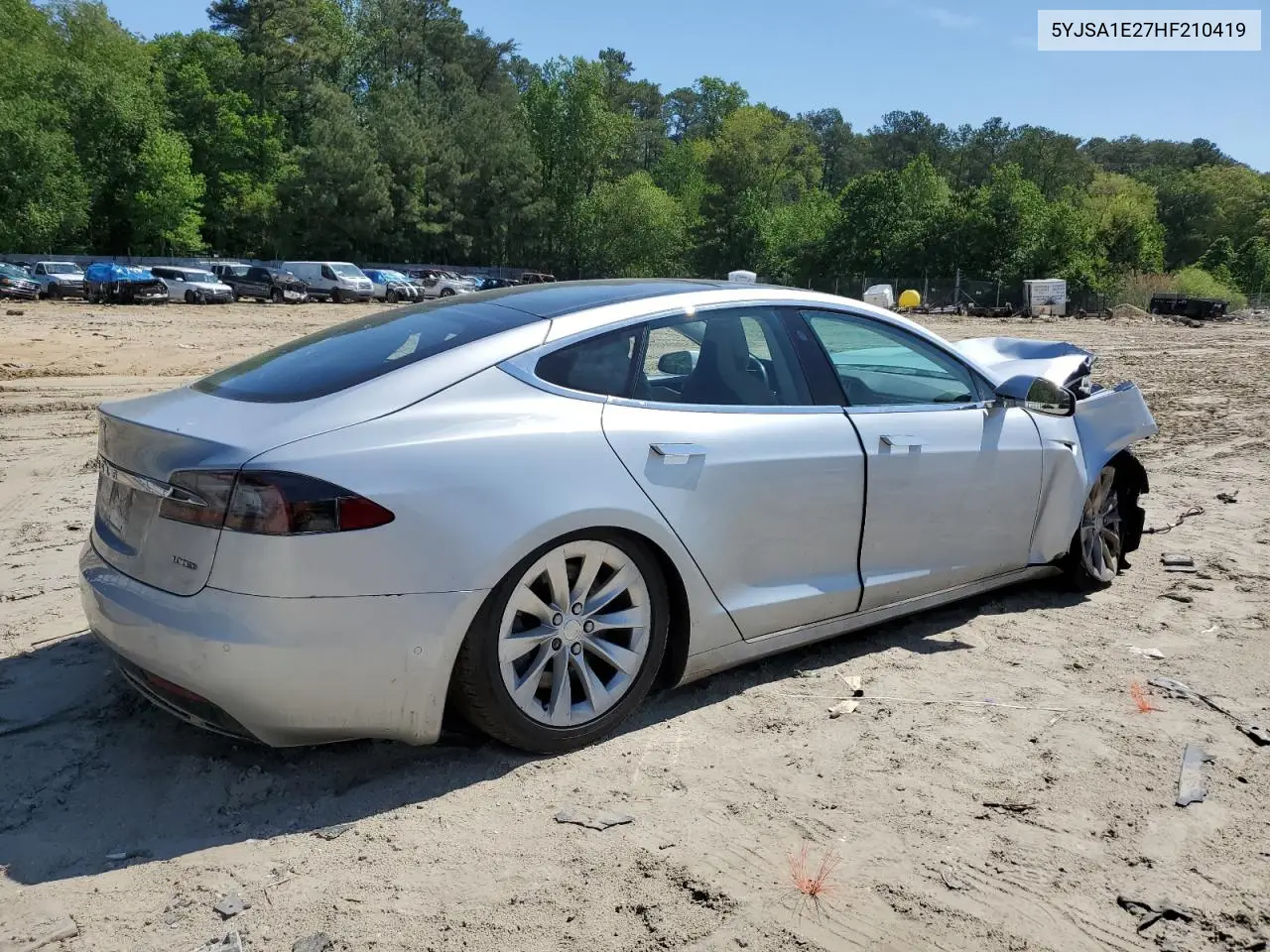 2017 Tesla Model S VIN: 5YJSA1E27HF210419 Lot: 55648585