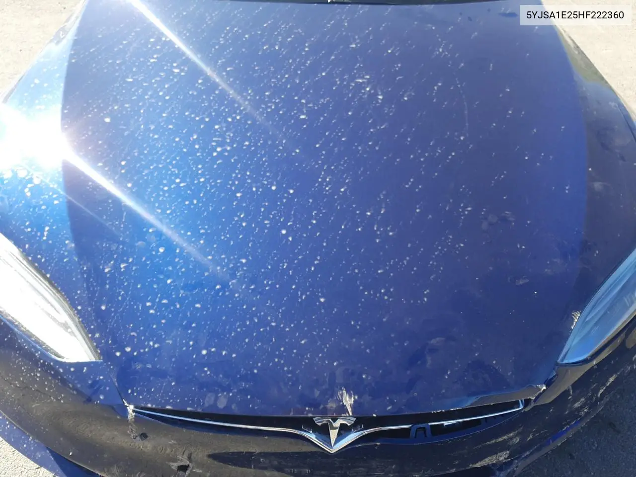 2017 Tesla Model S VIN: 5YJSA1E25HF222360 Lot: 56799165