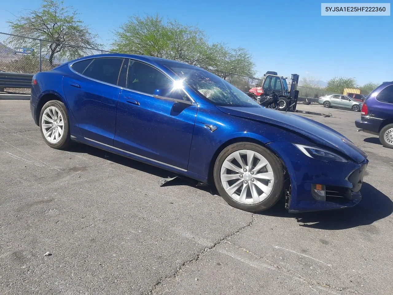 2017 Tesla Model S VIN: 5YJSA1E25HF222360 Lot: 56799165