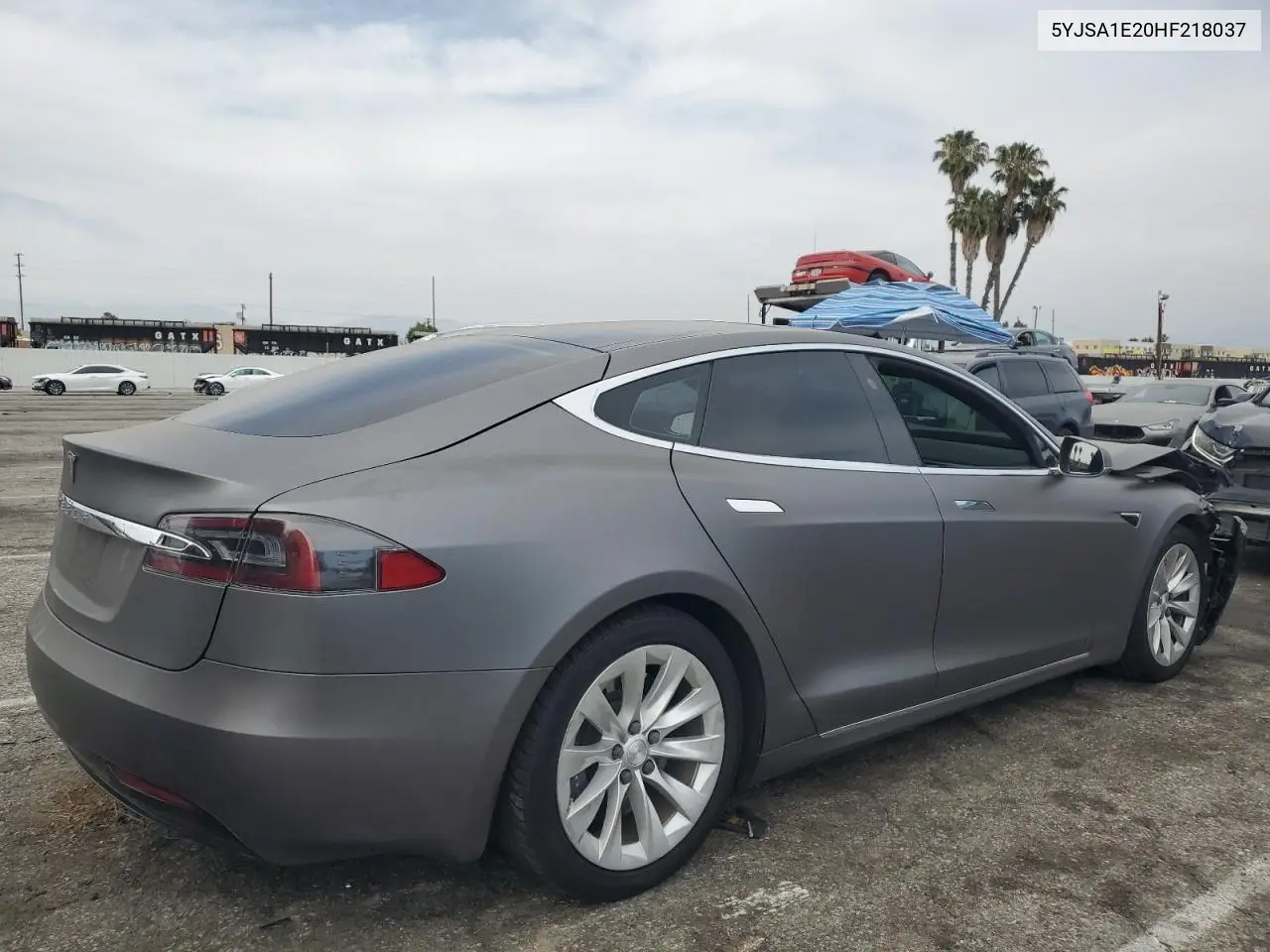 2017 Tesla Model S VIN: 5YJSA1E20HF218037 Lot: 58549965