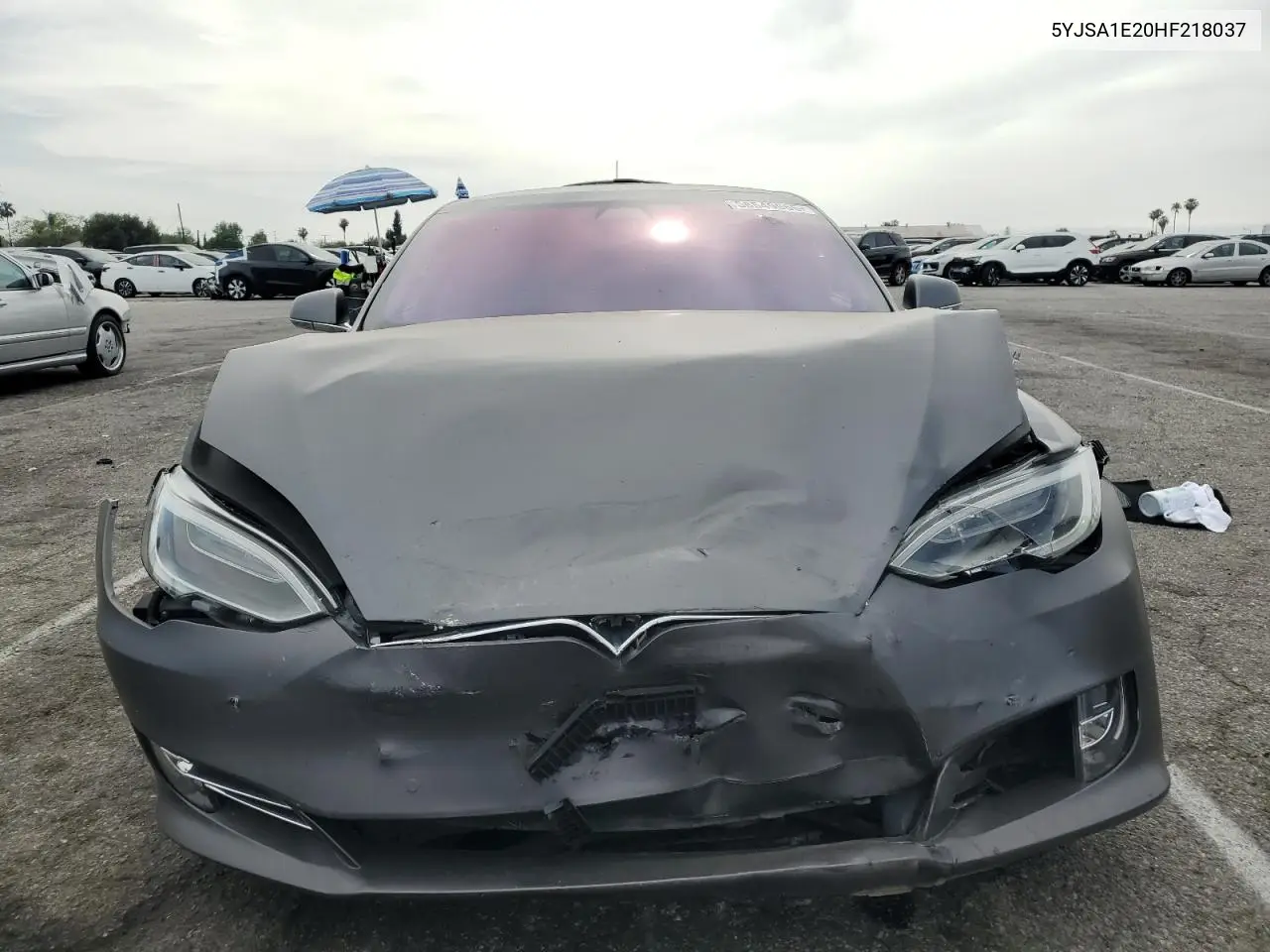 2017 Tesla Model S VIN: 5YJSA1E20HF218037 Lot: 58549965