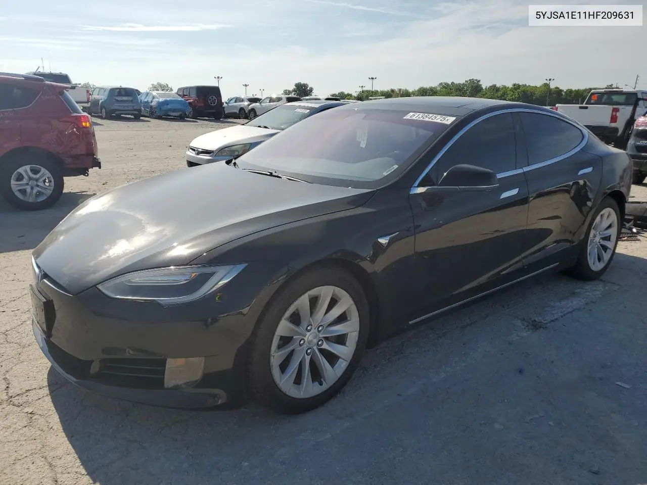 2017 Tesla Model S VIN: 5YJSA1E11HF209631 Lot: 61384575
