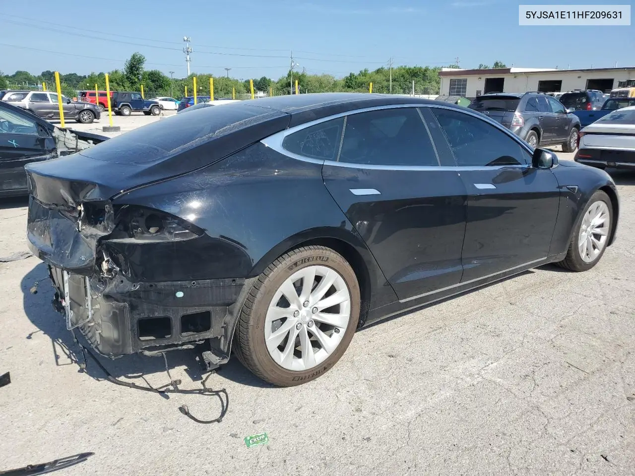 2017 Tesla Model S VIN: 5YJSA1E11HF209631 Lot: 61384575