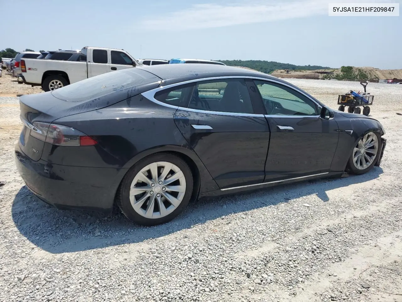 2017 Tesla Model S VIN: 5YJSA1E21HF209847 Lot: 61848255