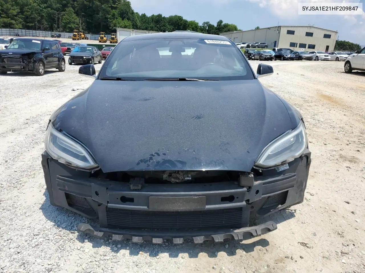 2017 Tesla Model S VIN: 5YJSA1E21HF209847 Lot: 61848255