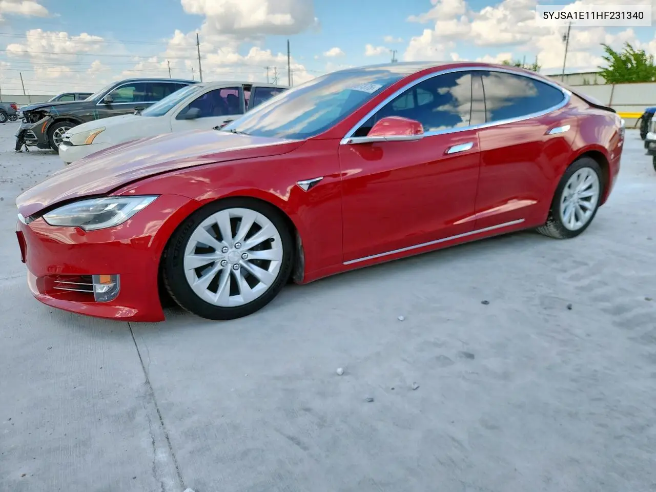 2017 Tesla Model S VIN: 5YJSA1E11HF231340 Lot: 62087375