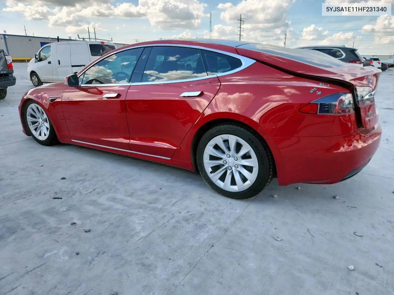 2017 Tesla Model S VIN: 5YJSA1E11HF231340 Lot: 62087375