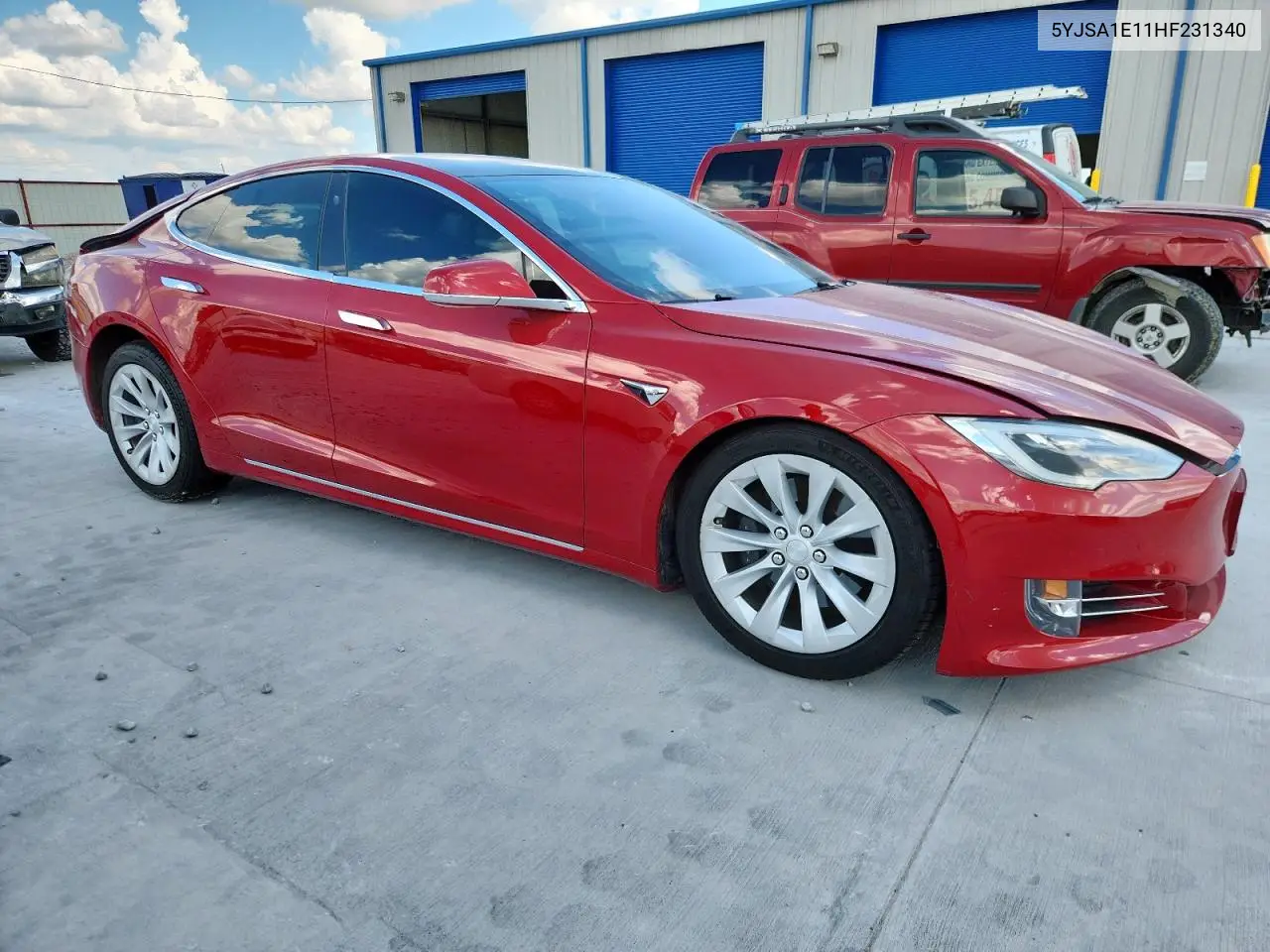 2017 Tesla Model S VIN: 5YJSA1E11HF231340 Lot: 62087375