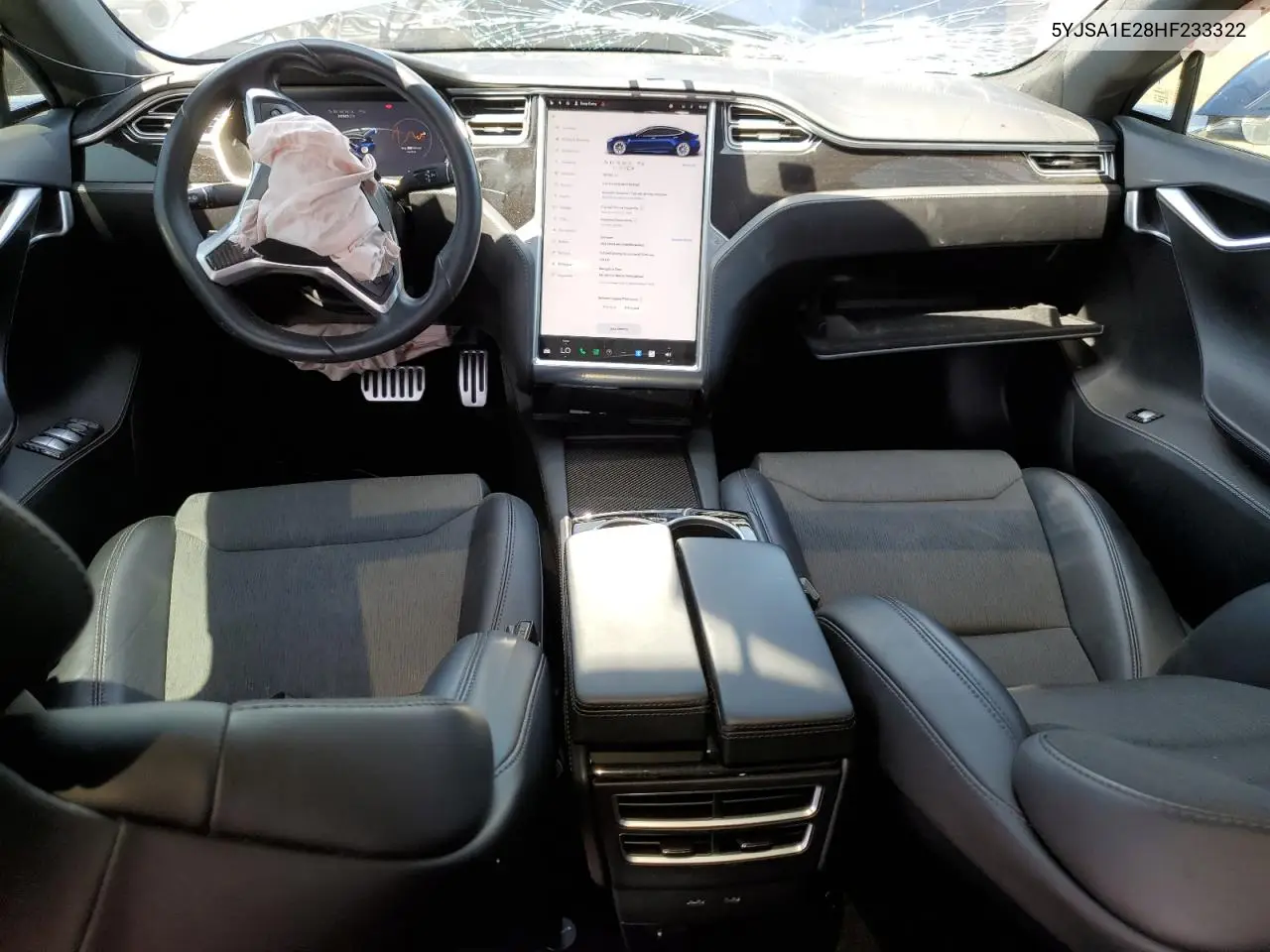 2017 Tesla Model S VIN: 5YJSA1E28HF233322 Lot: 62357925