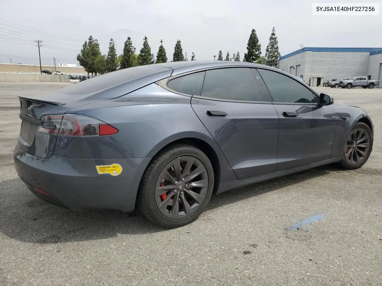 2017 Tesla Model S VIN: 5YJSA1E40HF227256 Lot: 62371615