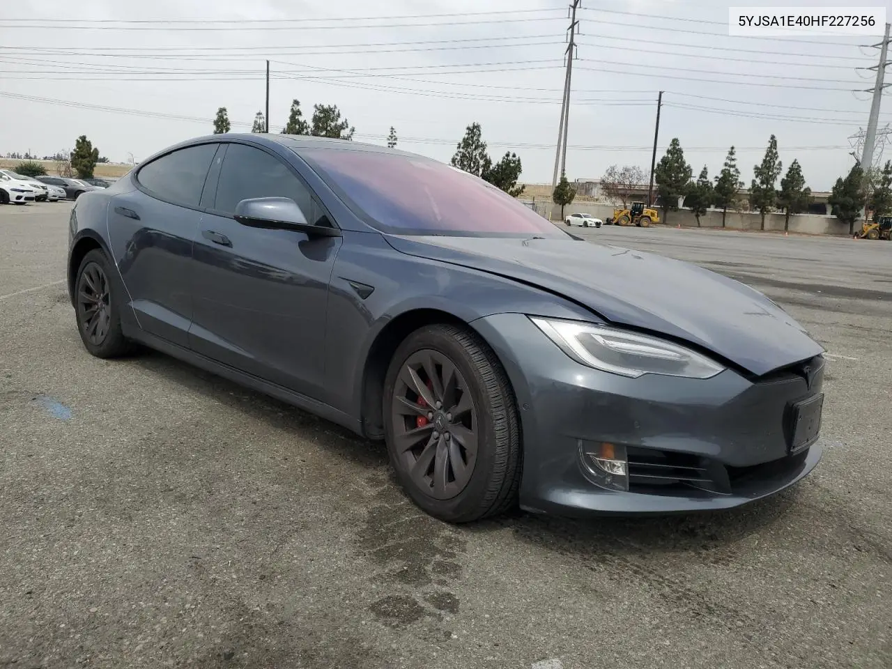 2017 Tesla Model S VIN: 5YJSA1E40HF227256 Lot: 62371615