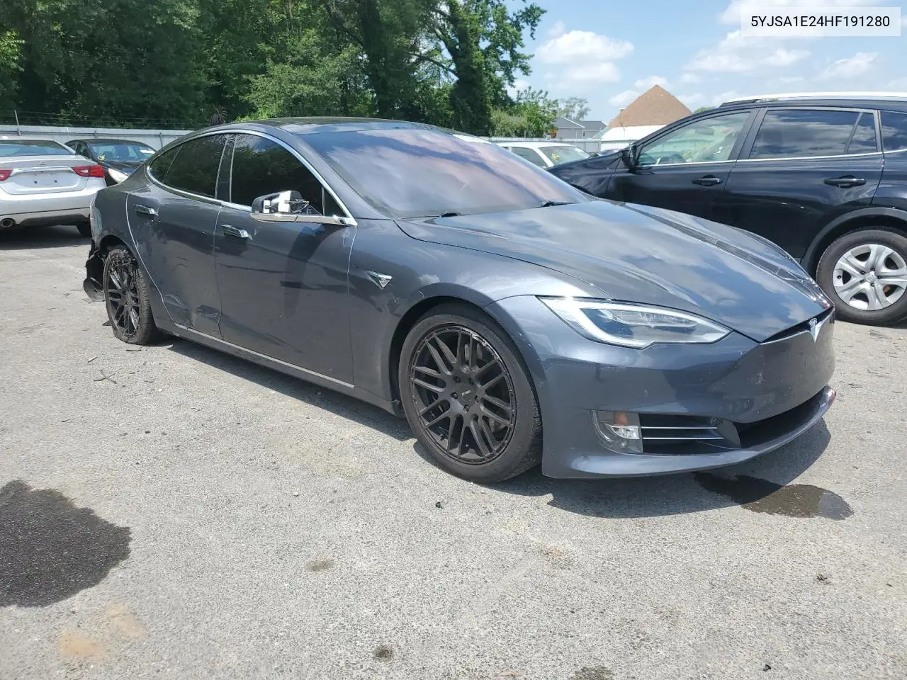 2017 Tesla Model S VIN: 5YJSA1E24HF191280 Lot: 62598095